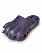 Midnight navy claw slides — angled view